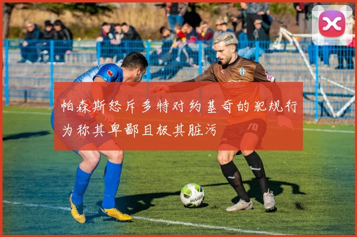 帕森斯怒斥多特对约基奇的犯规行为称其卑鄙且极其脏污